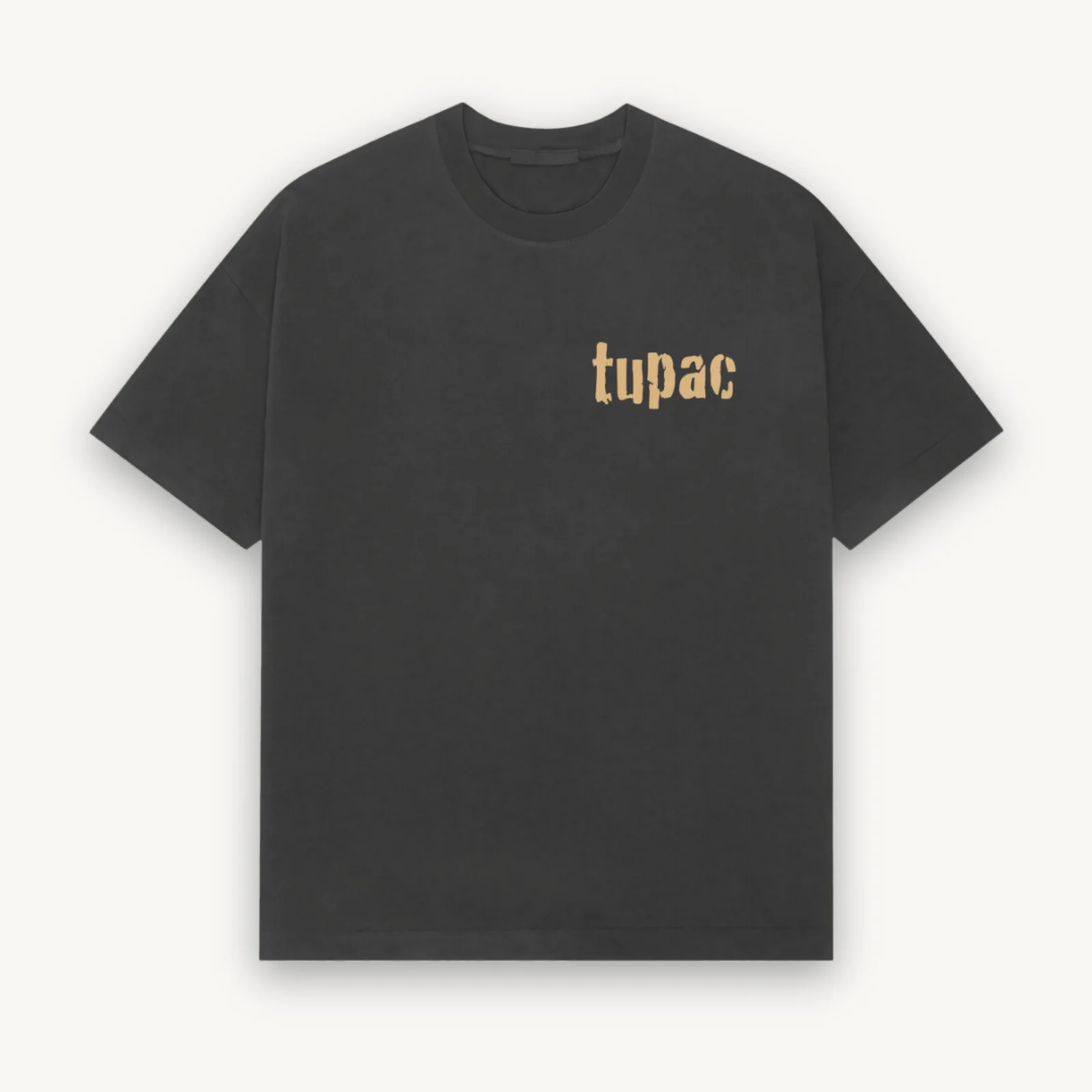 2Pac Makaveli Black Relaxed Tee