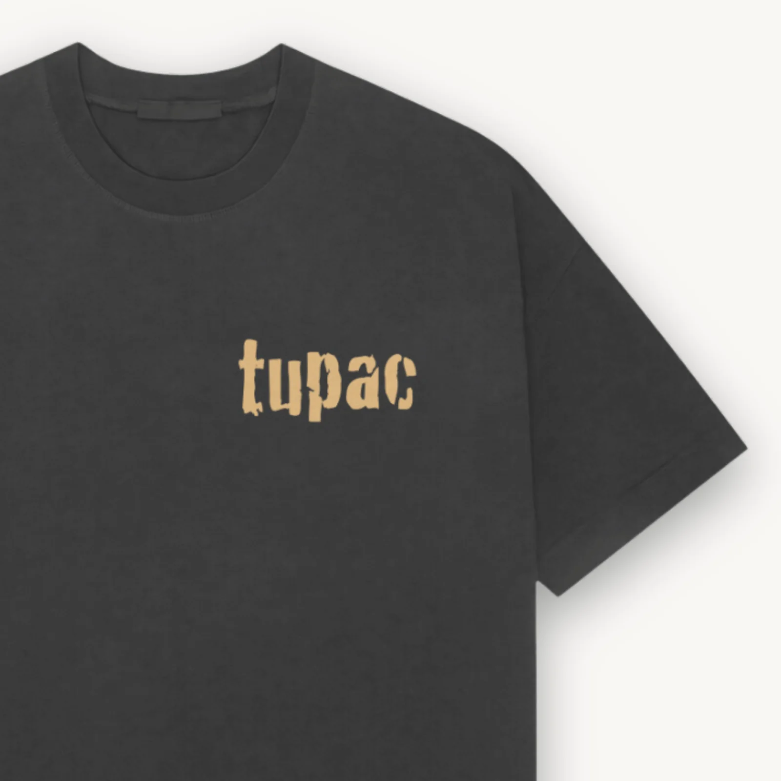 2Pac Makaveli Black Relaxed Tee - Image 3