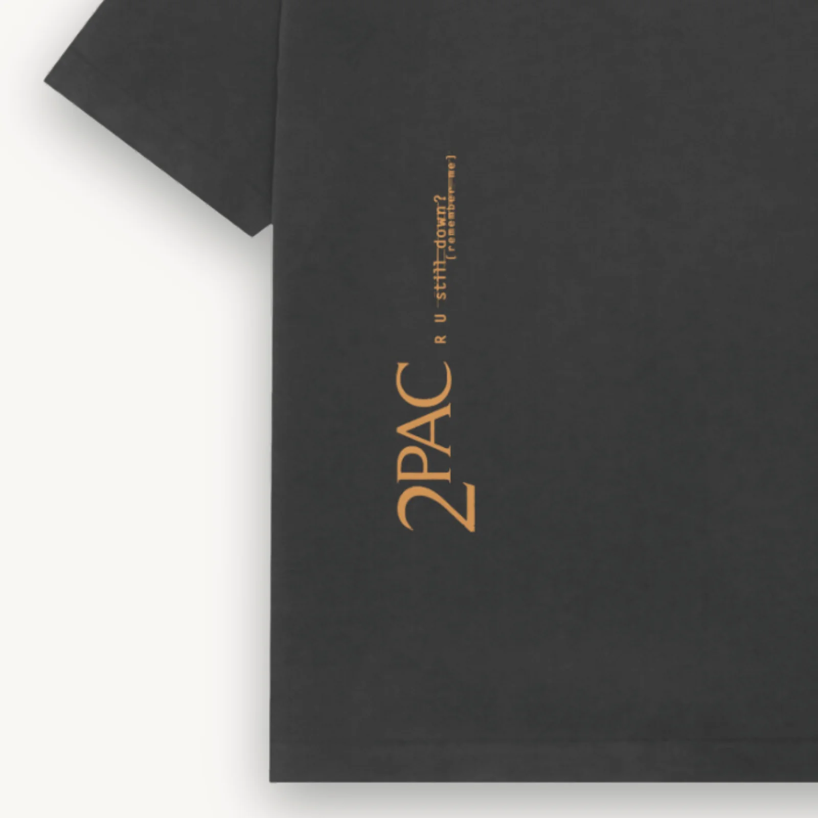 2Pac Still Down Black Relaxed Tee - Image 3