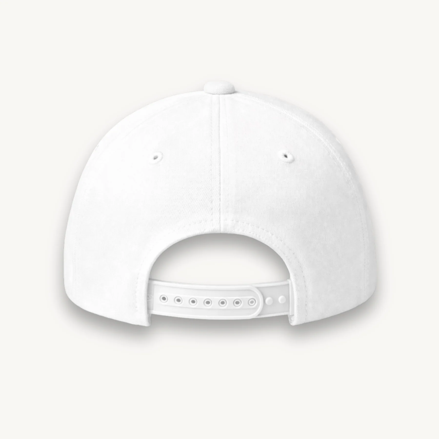 Bee Gees Classic 1st Logo Baseball White Cap - Image 3