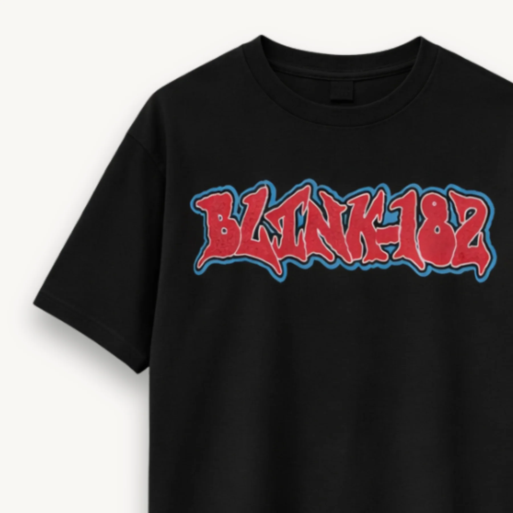 Blink-182 Aliens Exist Tour Edition Black Relaxed Tee - Image 3