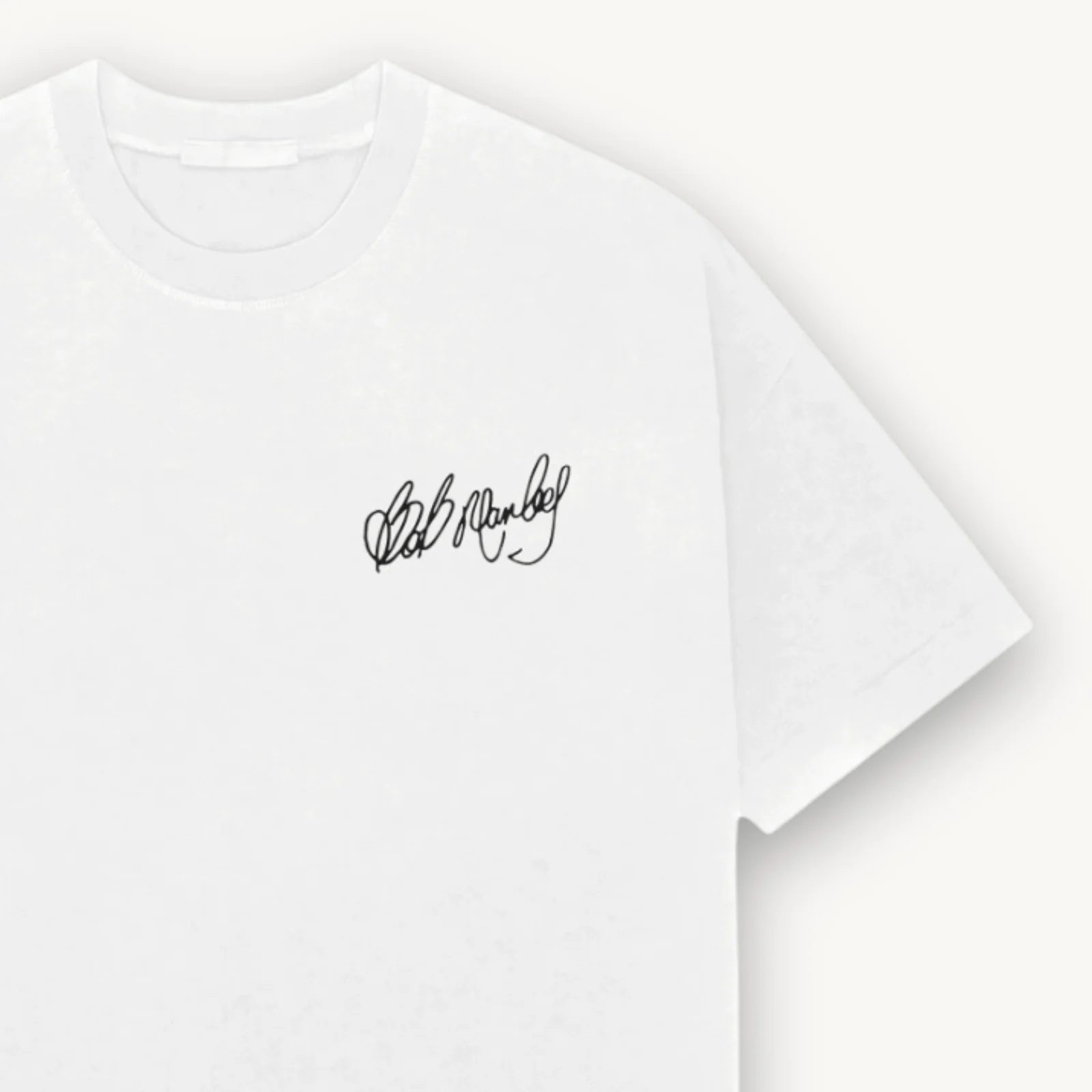 Bob Marley One Love White Relaxed Tee - Image 3