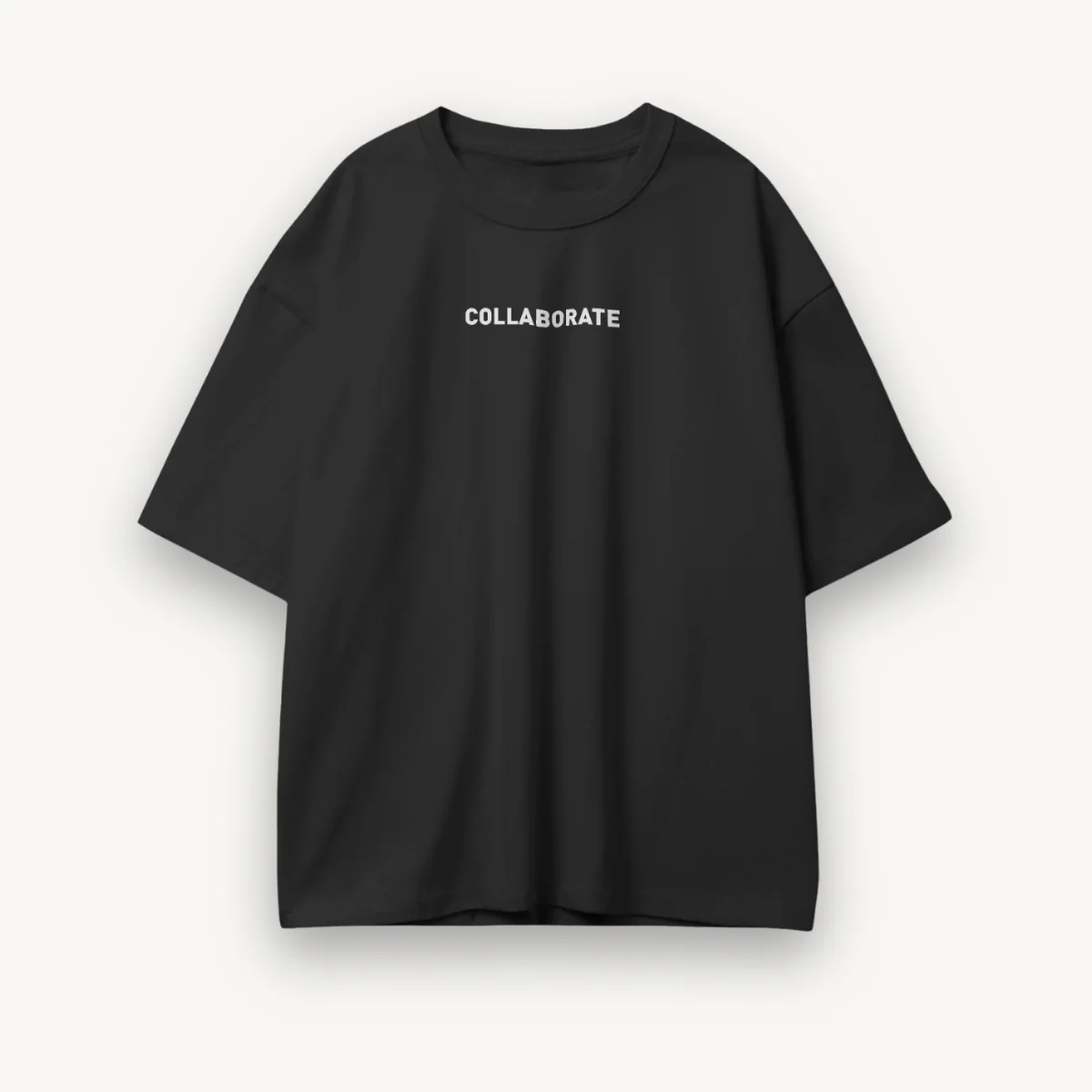 Cray’Beach x Satellite Beachside Black Oversized Tee - Image 2