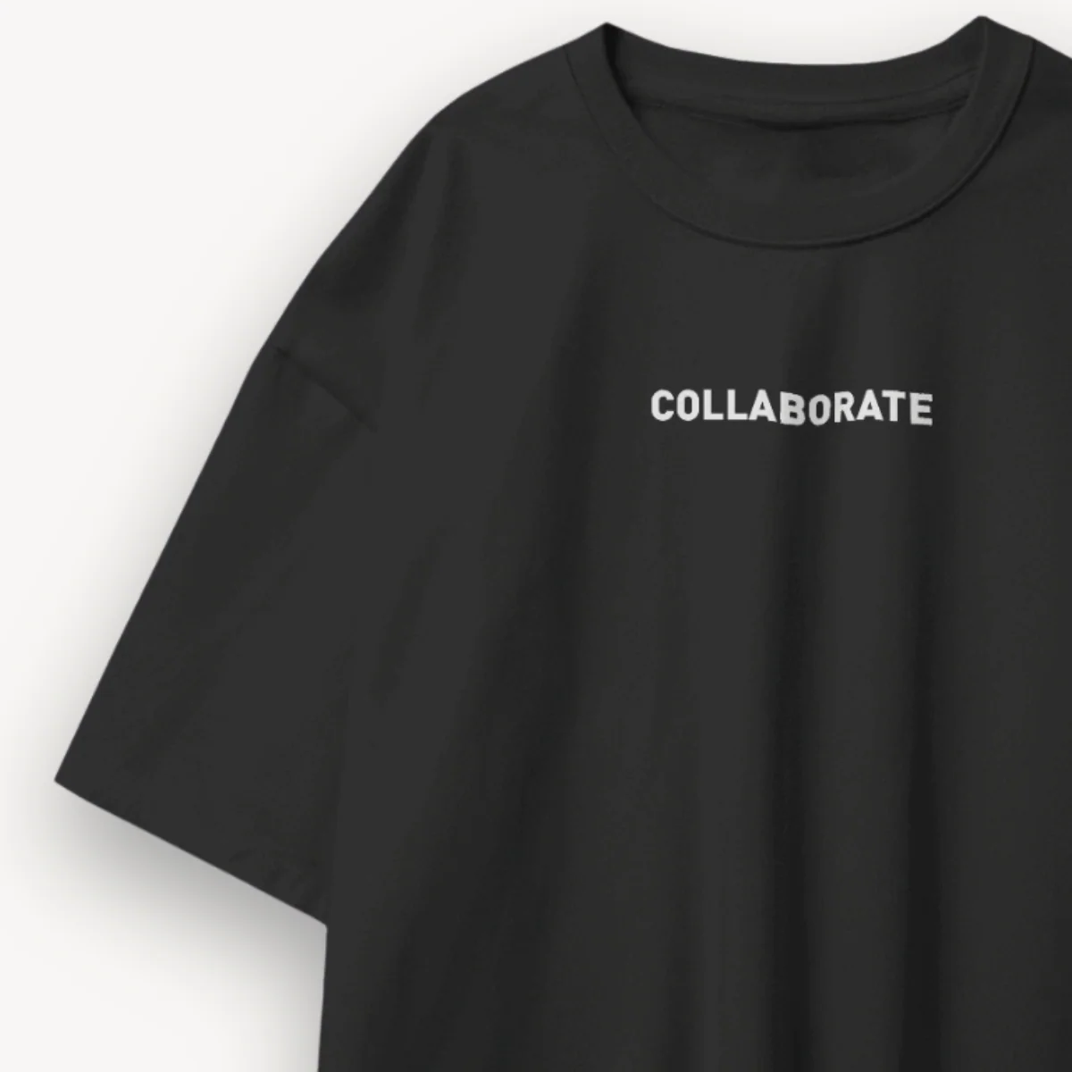 Cray’Beach x Satellite Beachside Black Oversized Tee - Image 3