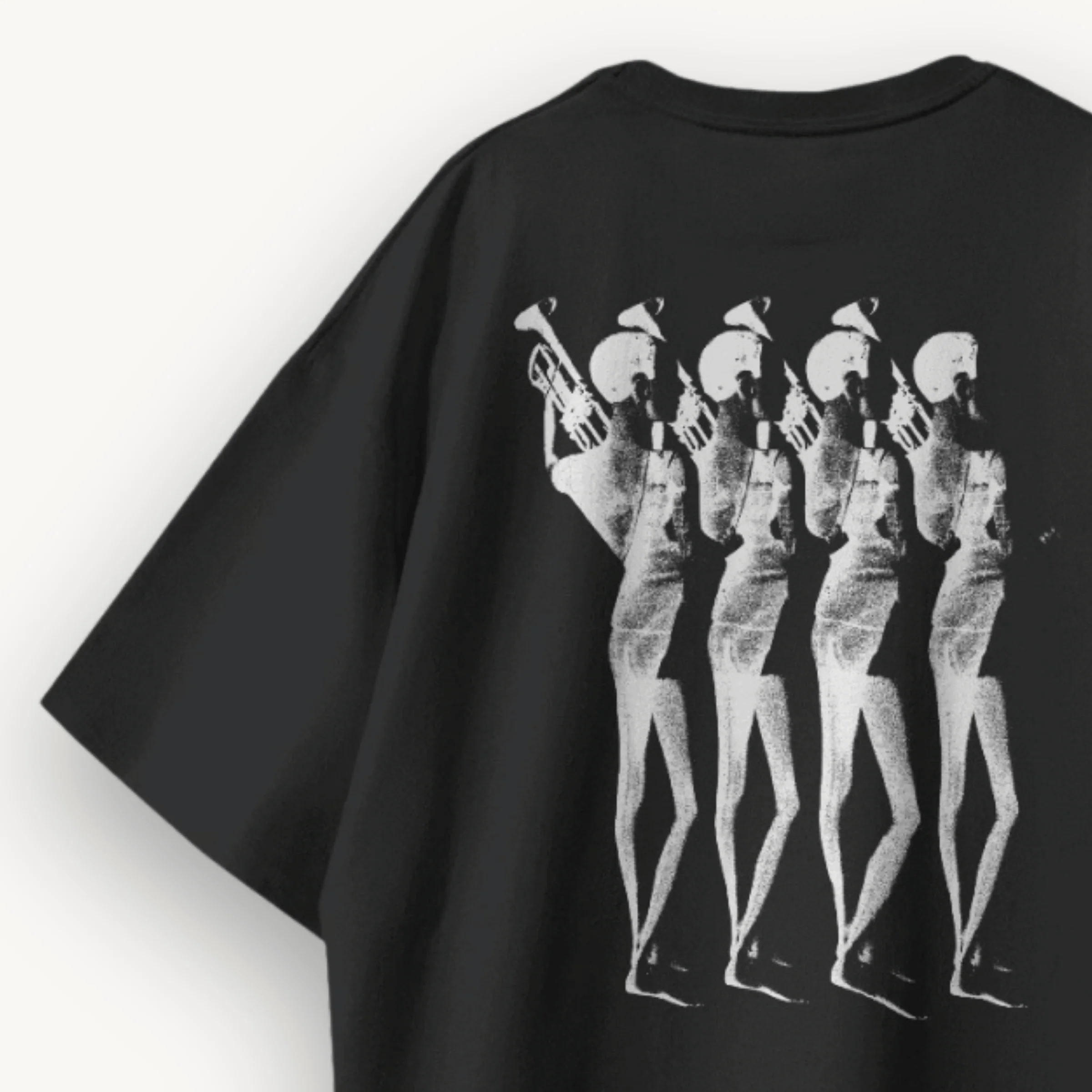 Def Leppard Drastic Symphonies Black Oversized Tee - Image 3