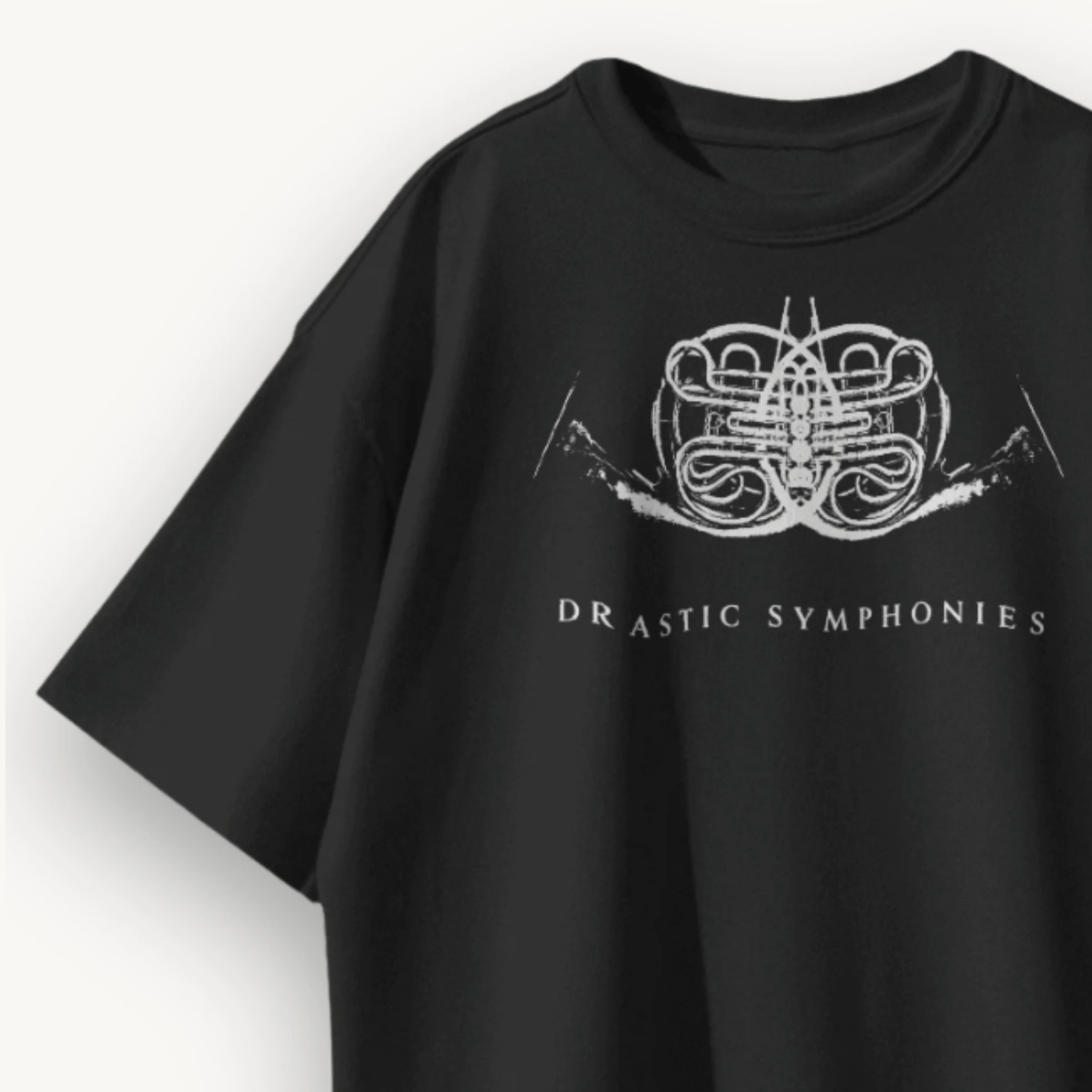 Def Leppard Drastic Symphonies Black Oversized Tee - Image 4