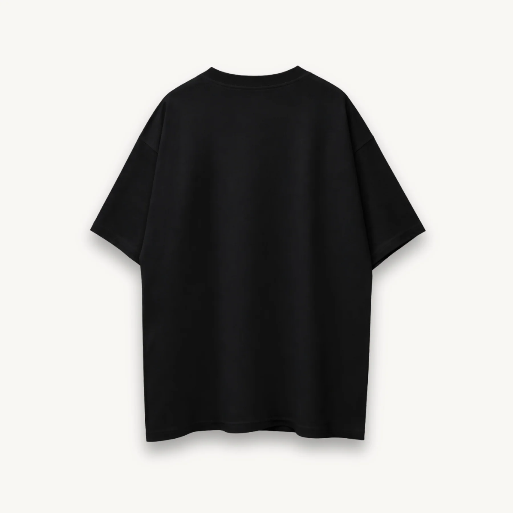 Def Leppard Gunter Glieben Glauchen Globen Band India '26 Black Oversized Tee - Image 2