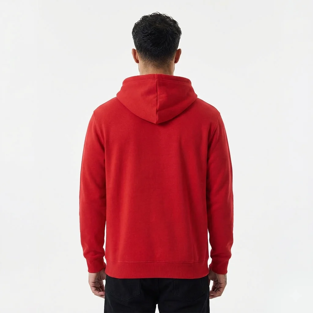 Def Leppard Leaping Leopard Red Hoodie - Image 3