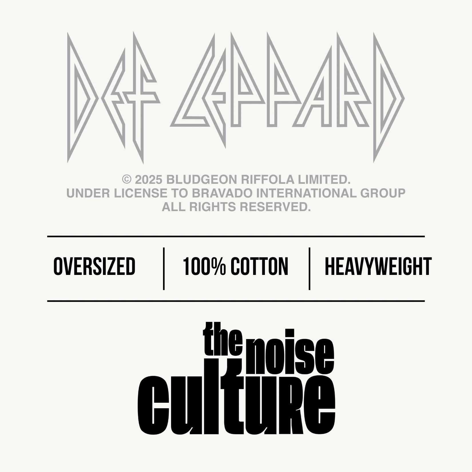 Def Leppard Lets Get Rocked India '26 White Oversized Tee - Image 4