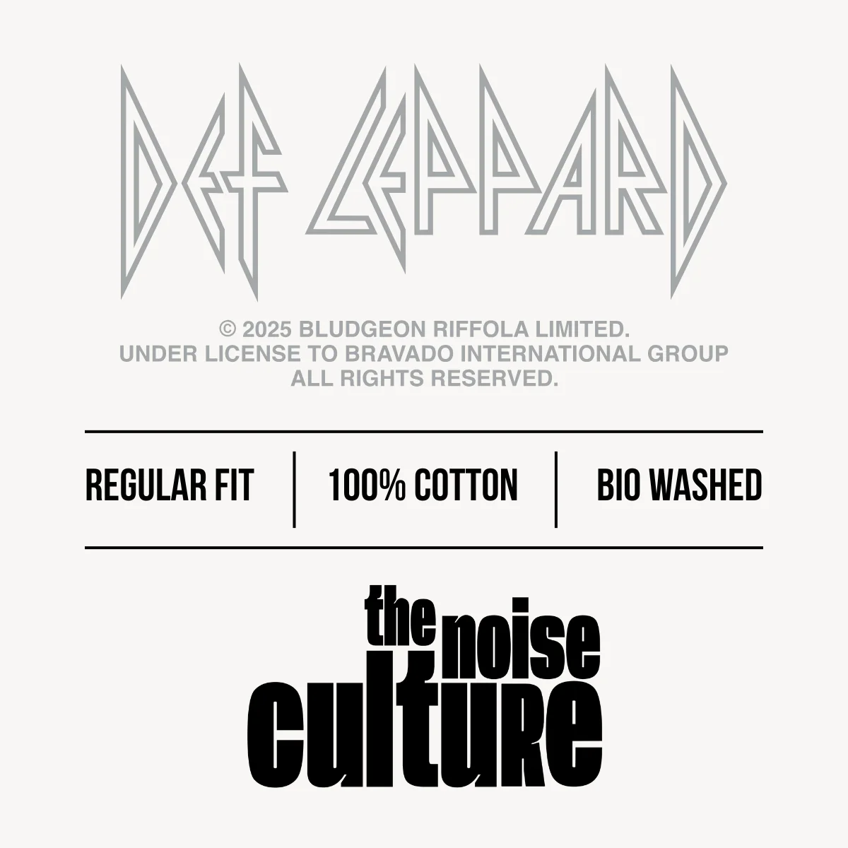 Def Leppard Leopard Black regular Tee - Image 4