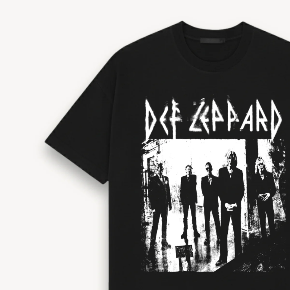 Def Leppard Symphony Black Relaxed Tee - Image 3