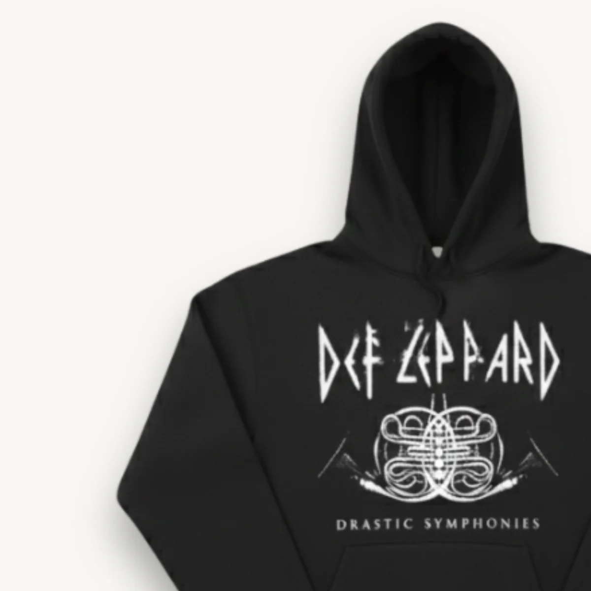 Def Leppard Symphony Logo Black Hoodie - Image 3