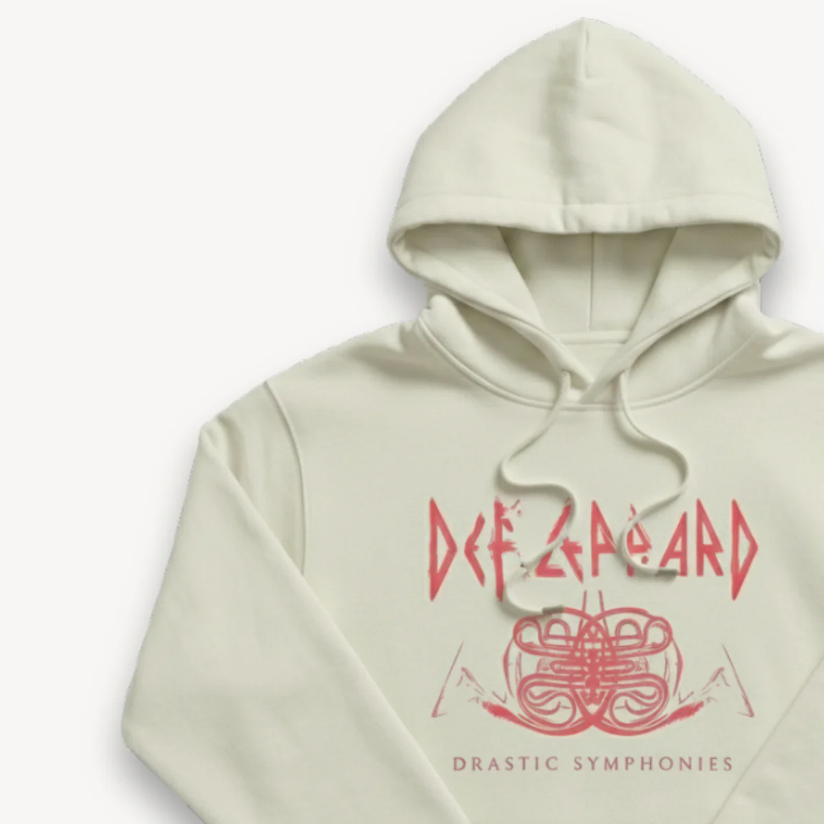 Def Leppard Symphony Logo White Hoodie - Image 3