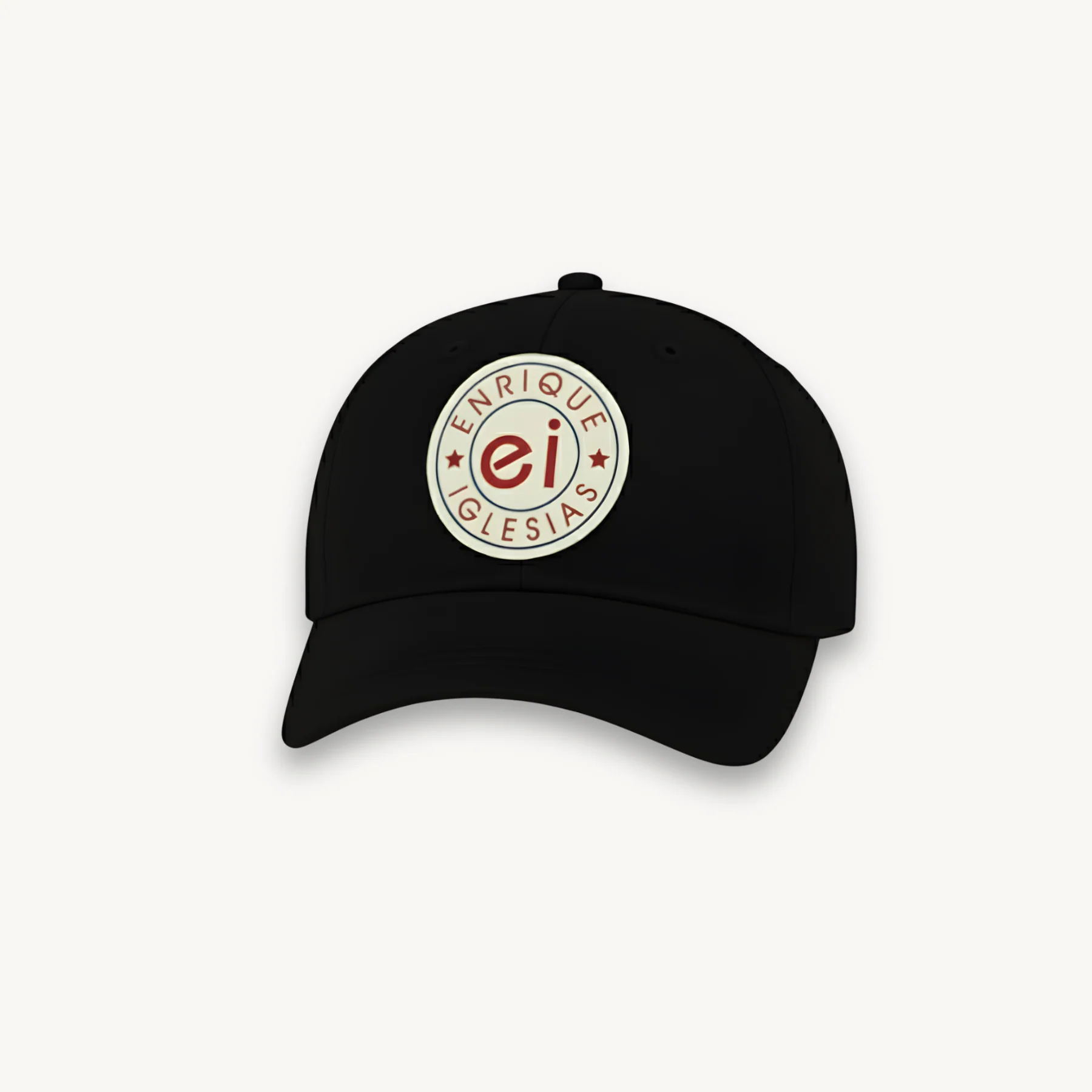 Enrique Iglesias EI Monogram Baseball Black Cap - Image 3