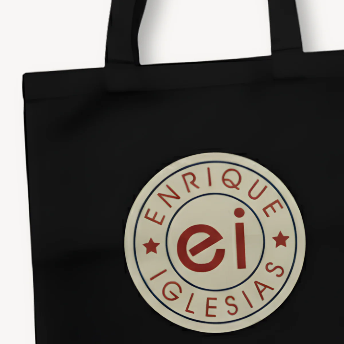 Enrique Iglesias EI Monogram Black Tote Bag - Image 3
