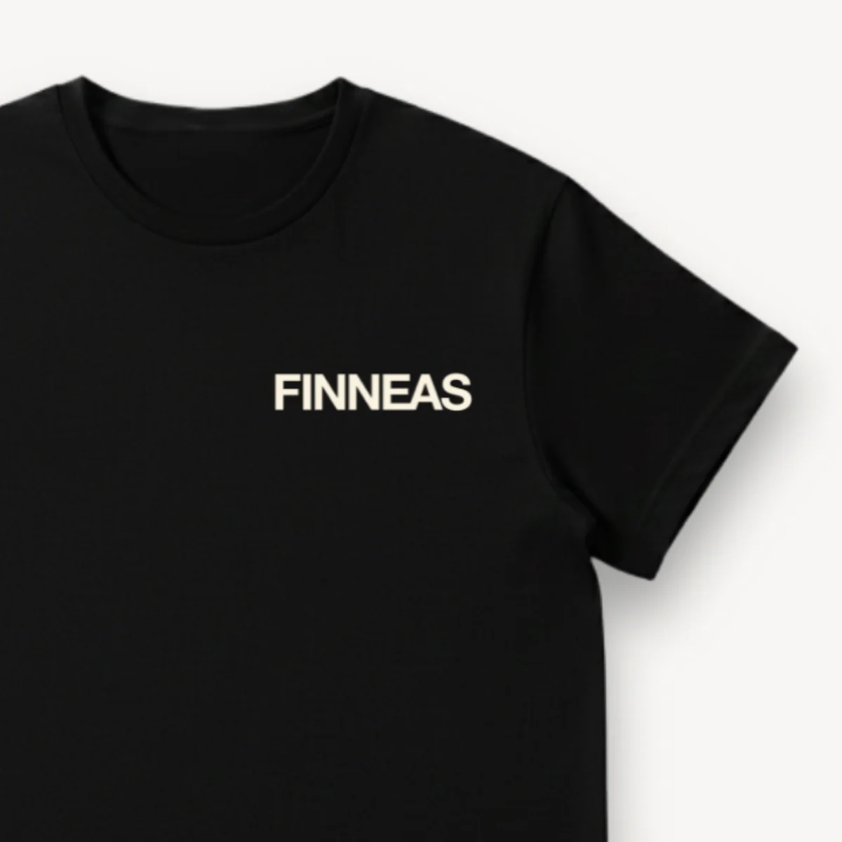 Finneas Core Logo Black Regular Tee - Image 3