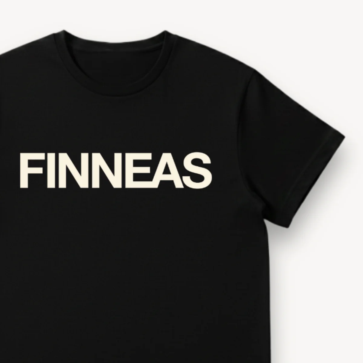 Finneas FCOL Logo Black Regular Tee - Image 3
