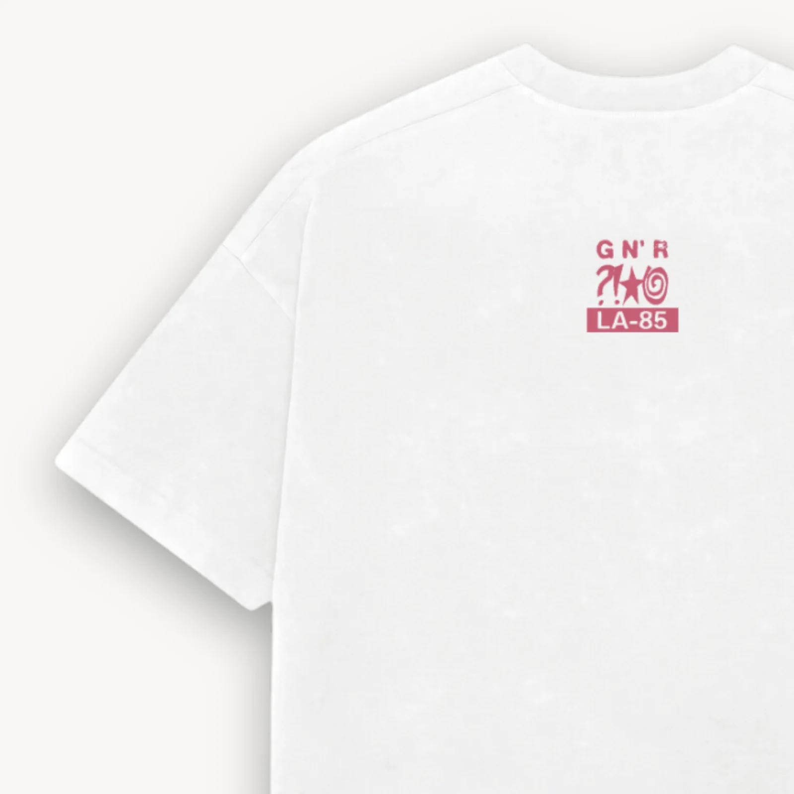 Guns N' Roses LA-85 White Relaxed Tee - Image 3