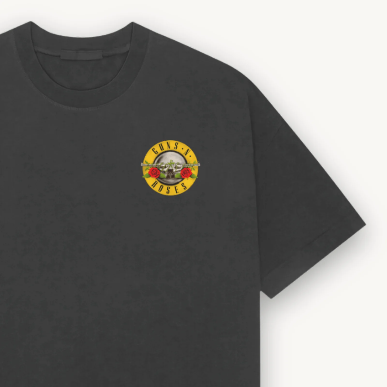 Guns N' Roses Logo Black Relaxed Tee - Image 3