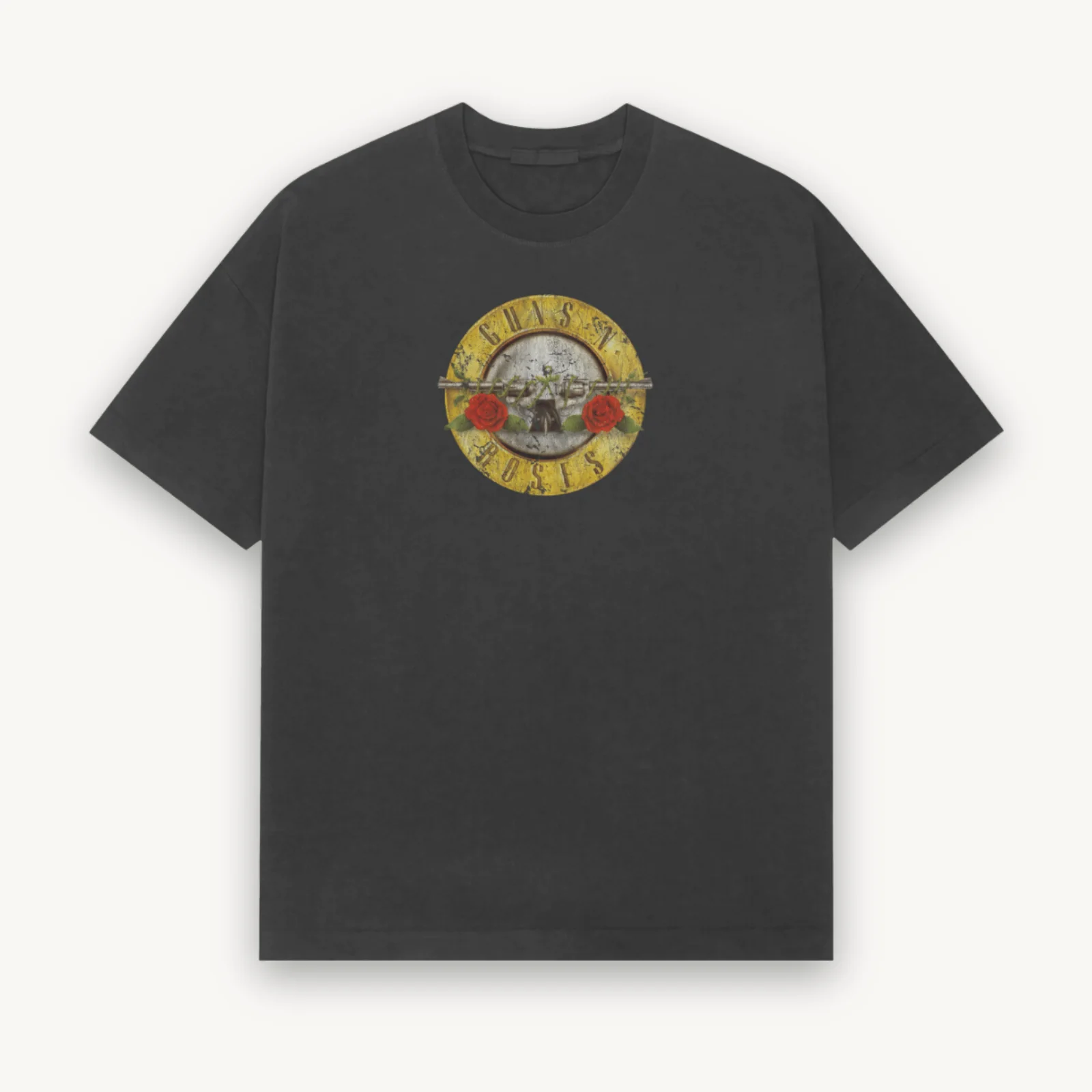 Guns N' Roses Vintage Logo Black Relaxed Tee