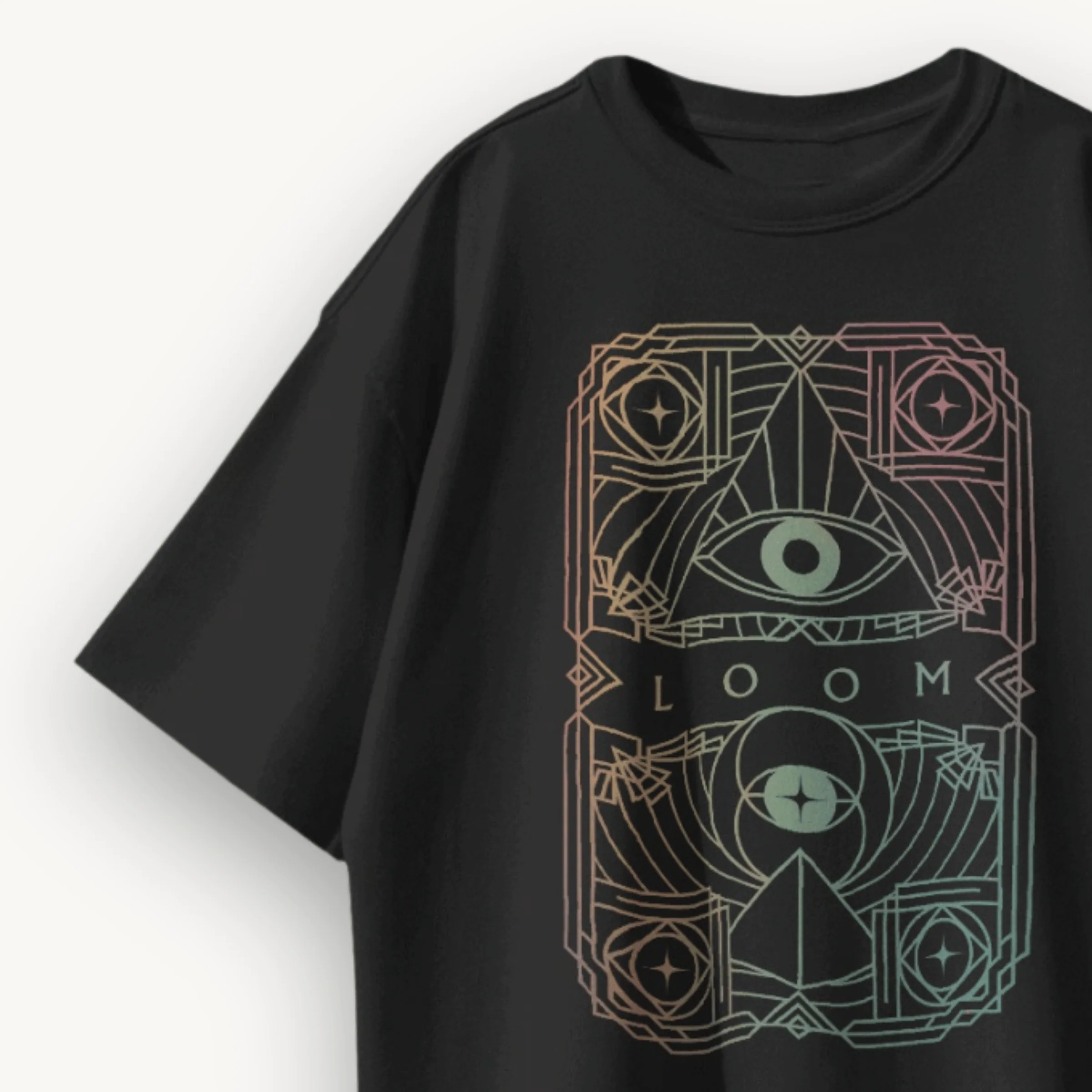 Imagine Dragons Loom ALT Black Oversized Tee - Image 3