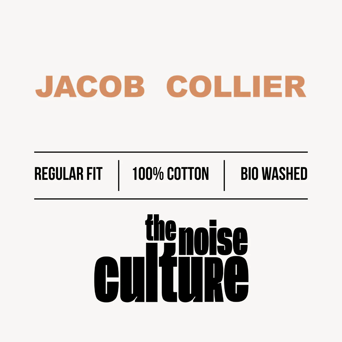 Jacob Collier Hindi Tour '25 Asia Square Black Regular Tee - Image 4