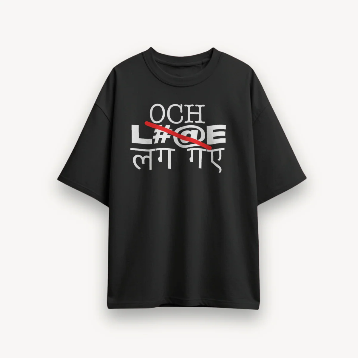 L#@E LAG GAYE Black OS Tee