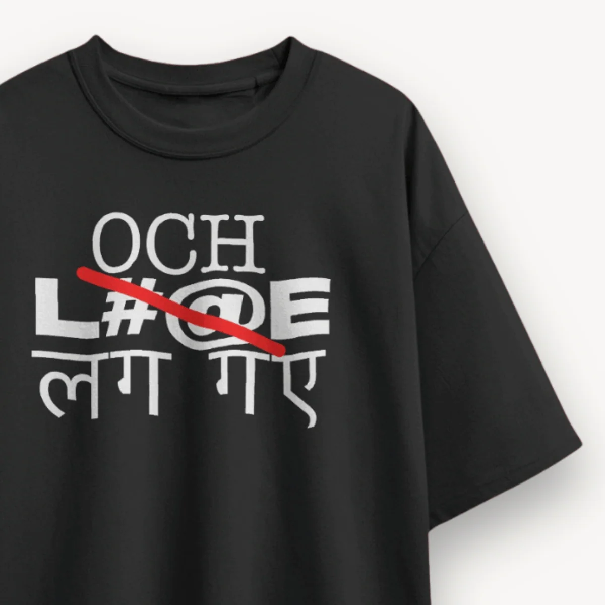 L#@E LAG GAYE Black OS Tee - Image 3