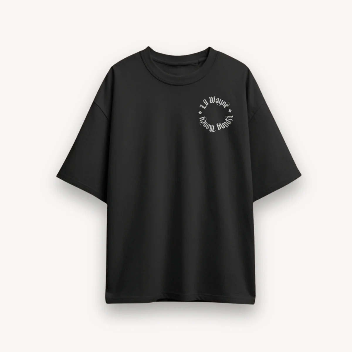 Lil Wayne LWYM Black Oversized Tee