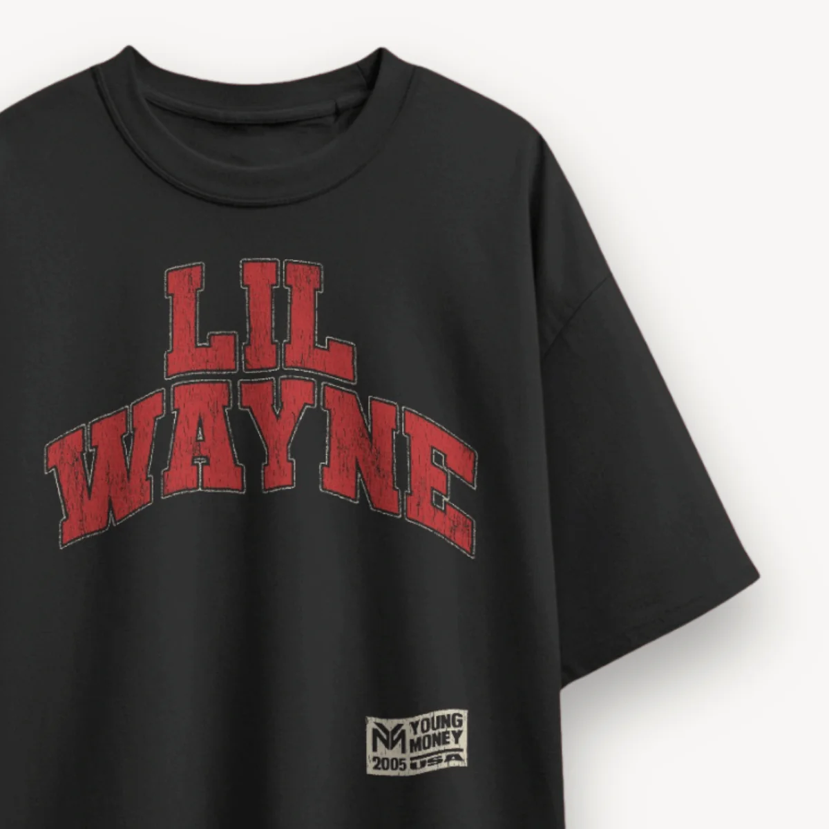 Lil Wayne Young Money 2005 Black Oversized Tee - Image 3