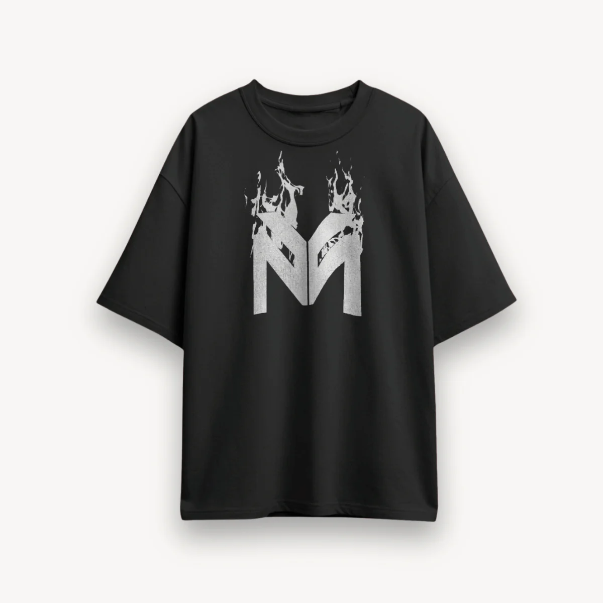Lil Wayne Young Money Logo Black Oversized Tee