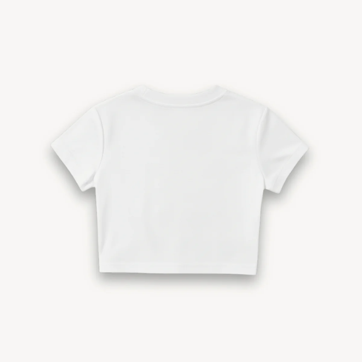 LOCHE White Crop Top - Image 3
