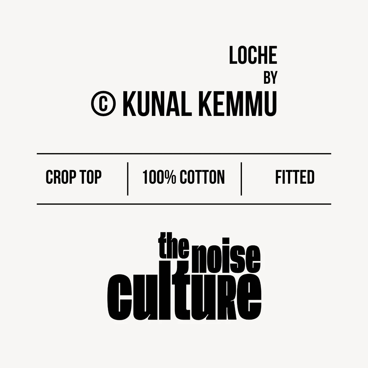 LOCHE Black Crop Top - Image 4