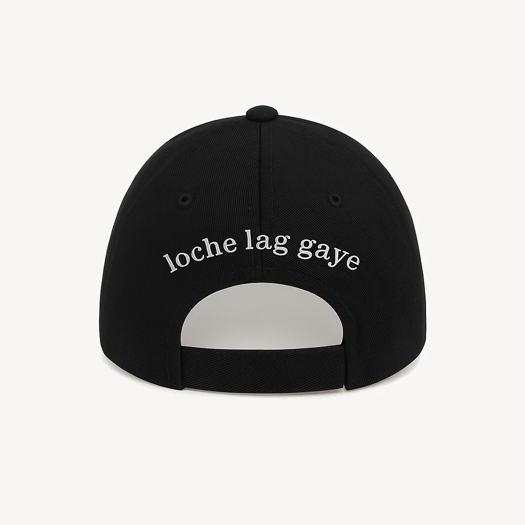 LOCHE Baseball Black Cap - Image 3