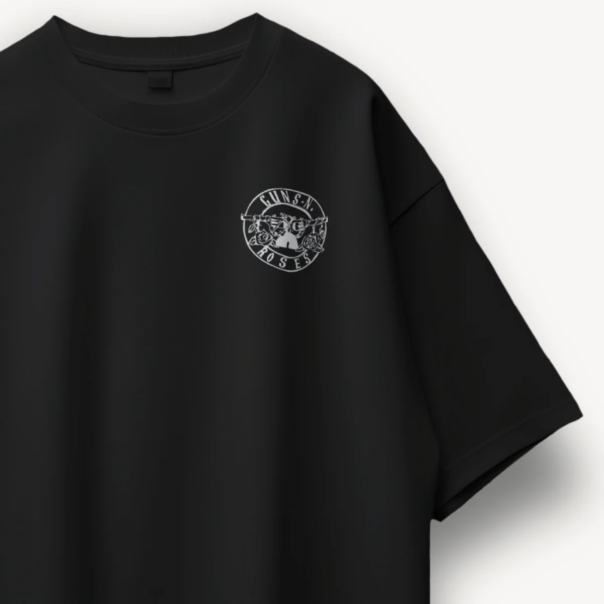 Guns N' Roses Club Black Oversized Tee - Image 3