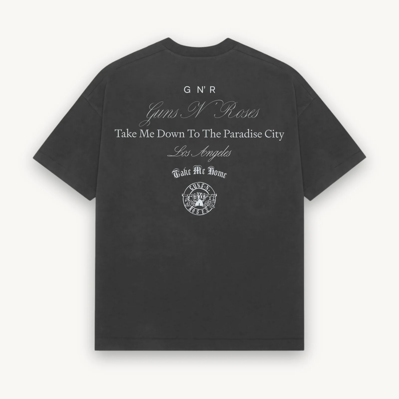 Guns N' Roses Club Black Relaxed Tee - Image 2