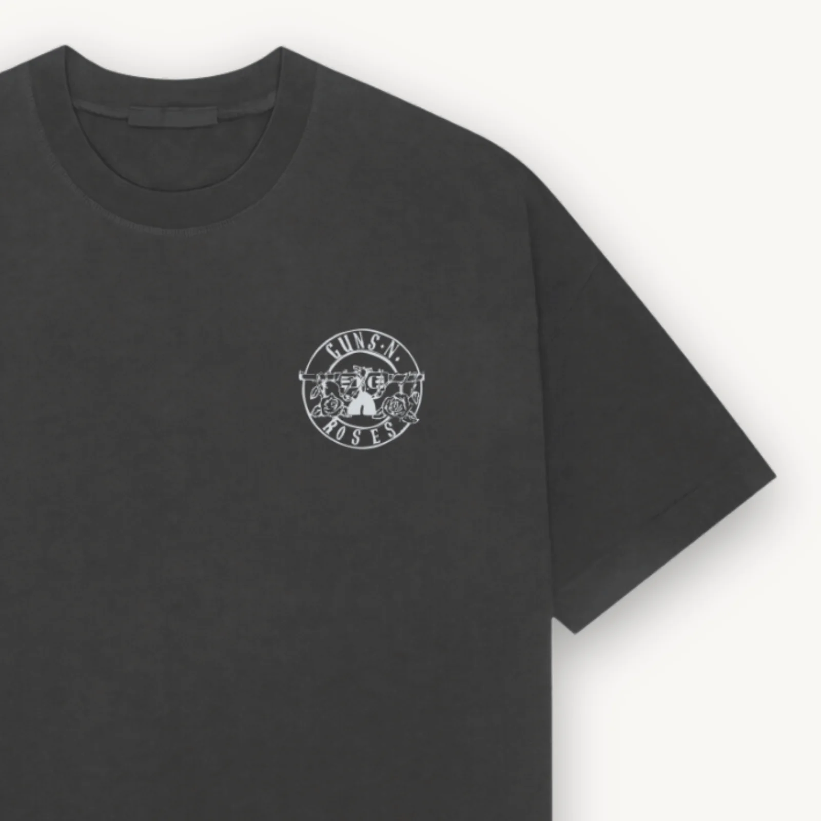 Guns N' Roses Club Black Relaxed Tee - Image 3