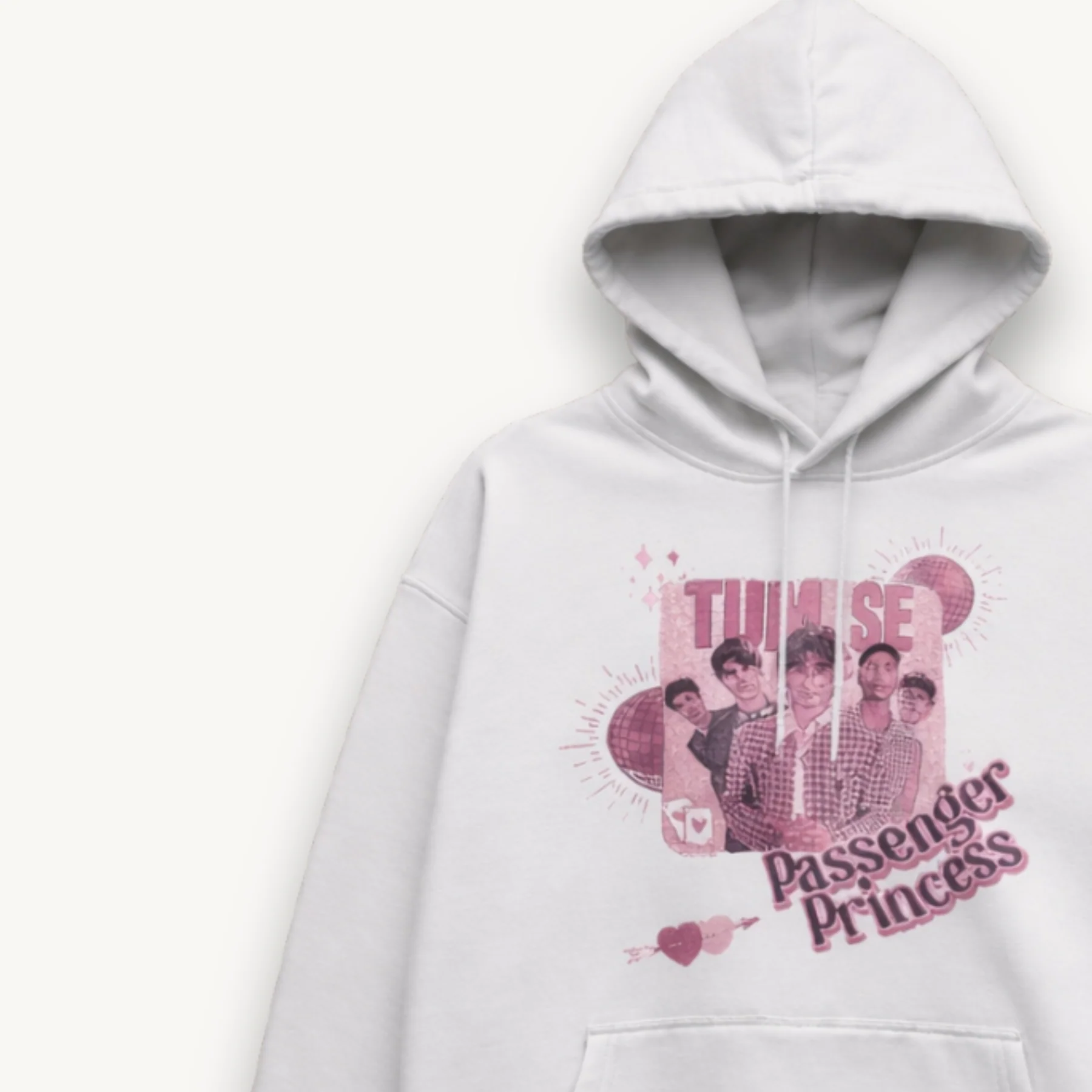 OutStation Tum Se White Heavyweight Hoodie - Image 4