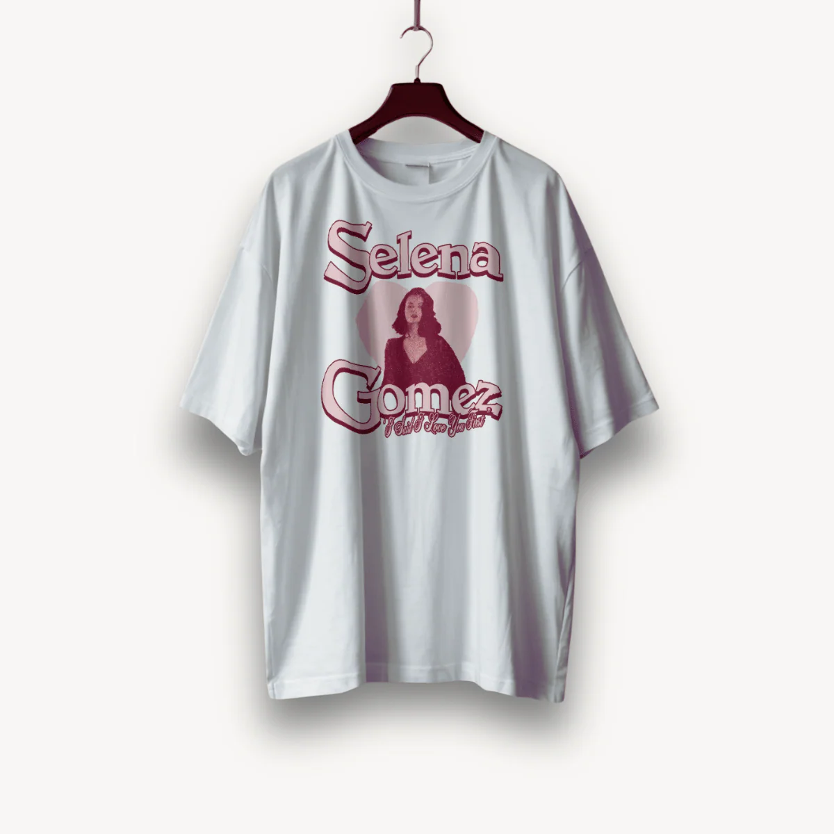 Selena Gomez I Said I Love You First White OS Tee - Image 3
