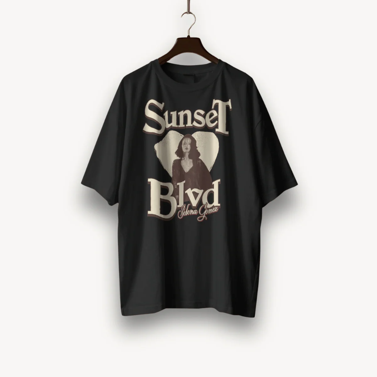 Selena Gomez Sunset Blvd. Black OS Tee - Image 3