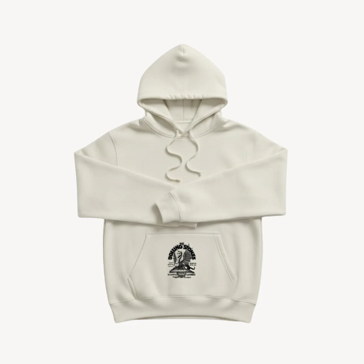 The Rolling Stones Huston White Hoodie - Image 2