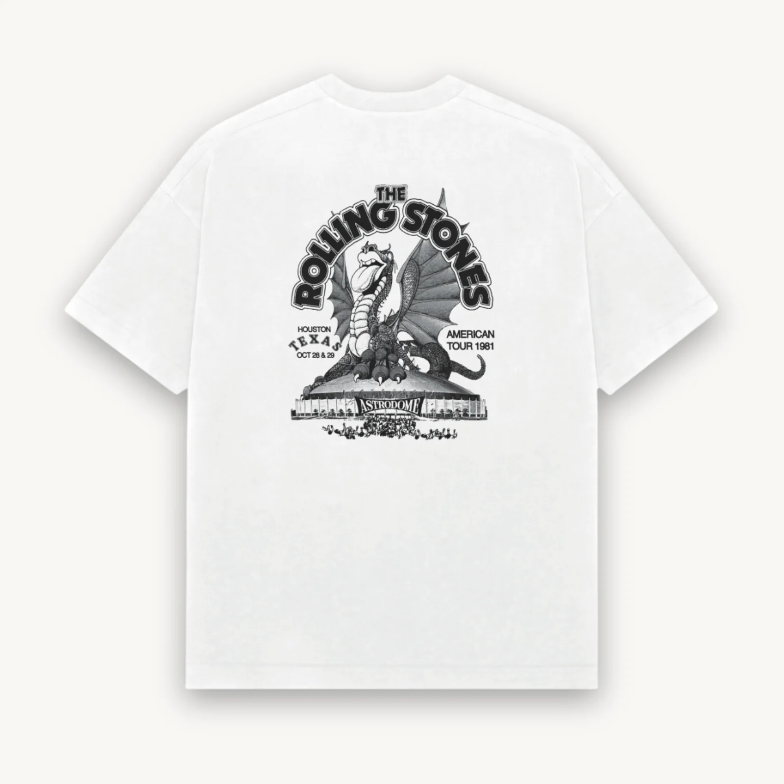The Rolling Stones Huston White Relaxed Tee - Image 2