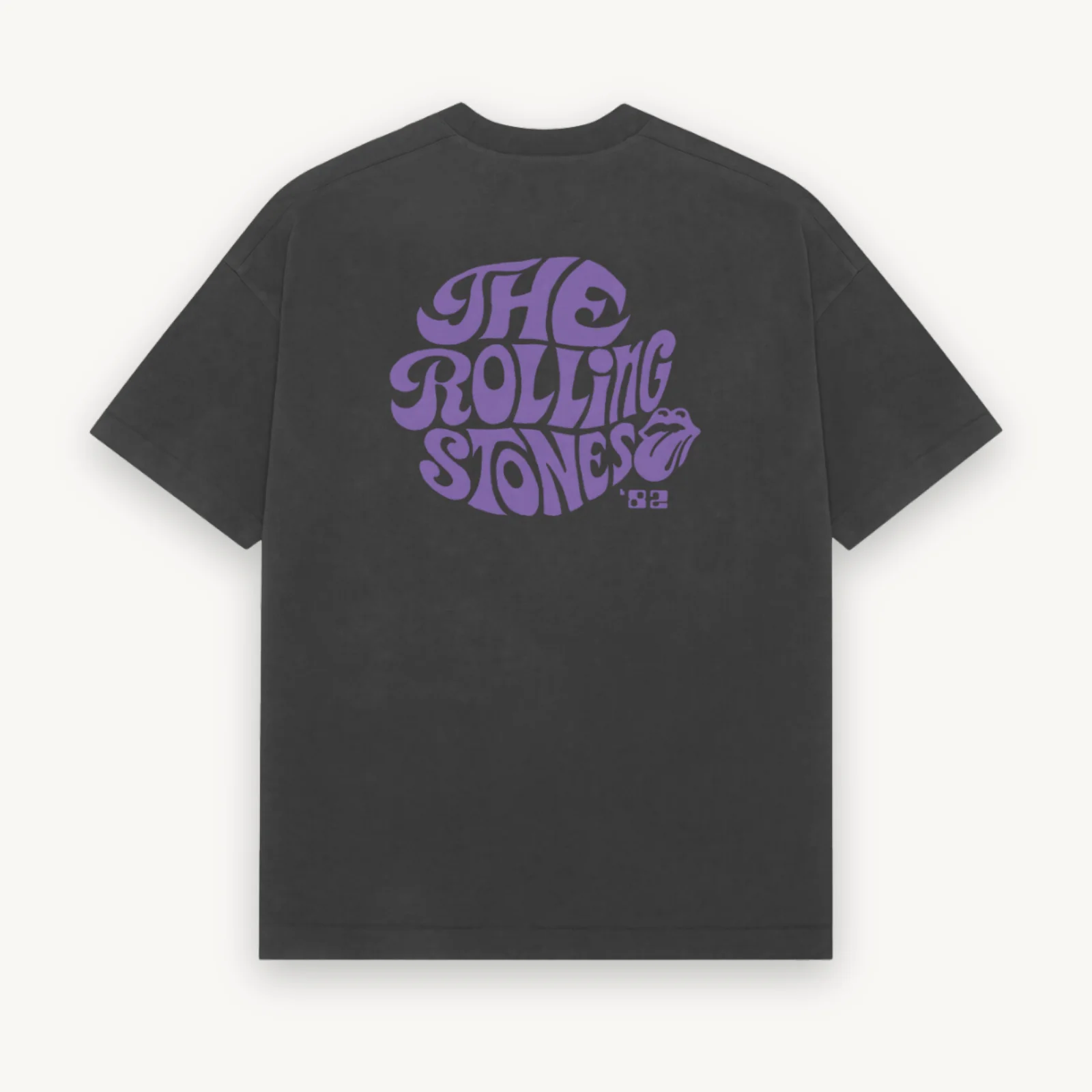 The Rolling Stones Logo Black Relaxed Tee - Image 2