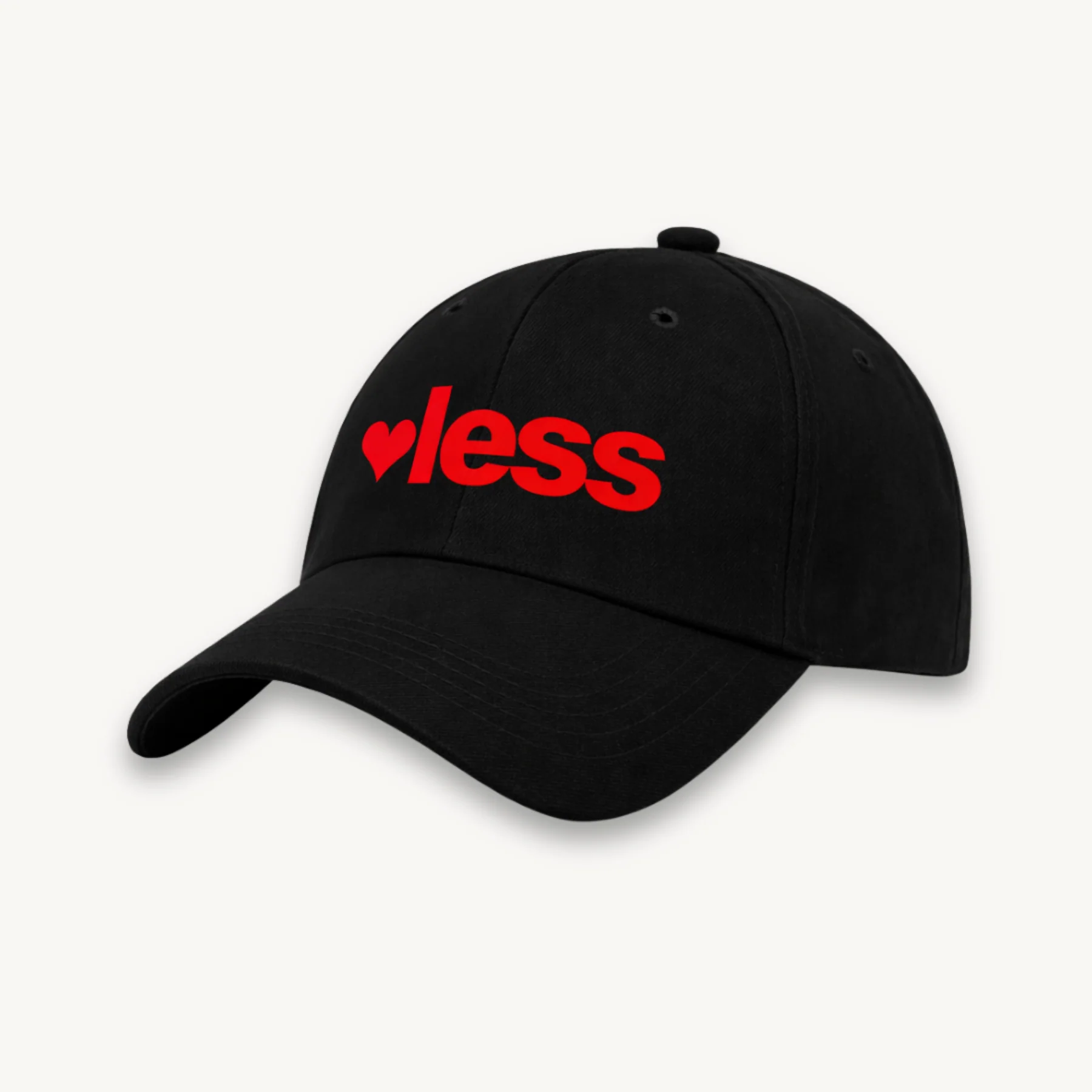 TNC ♥less Baseball Black Cap - Image 2