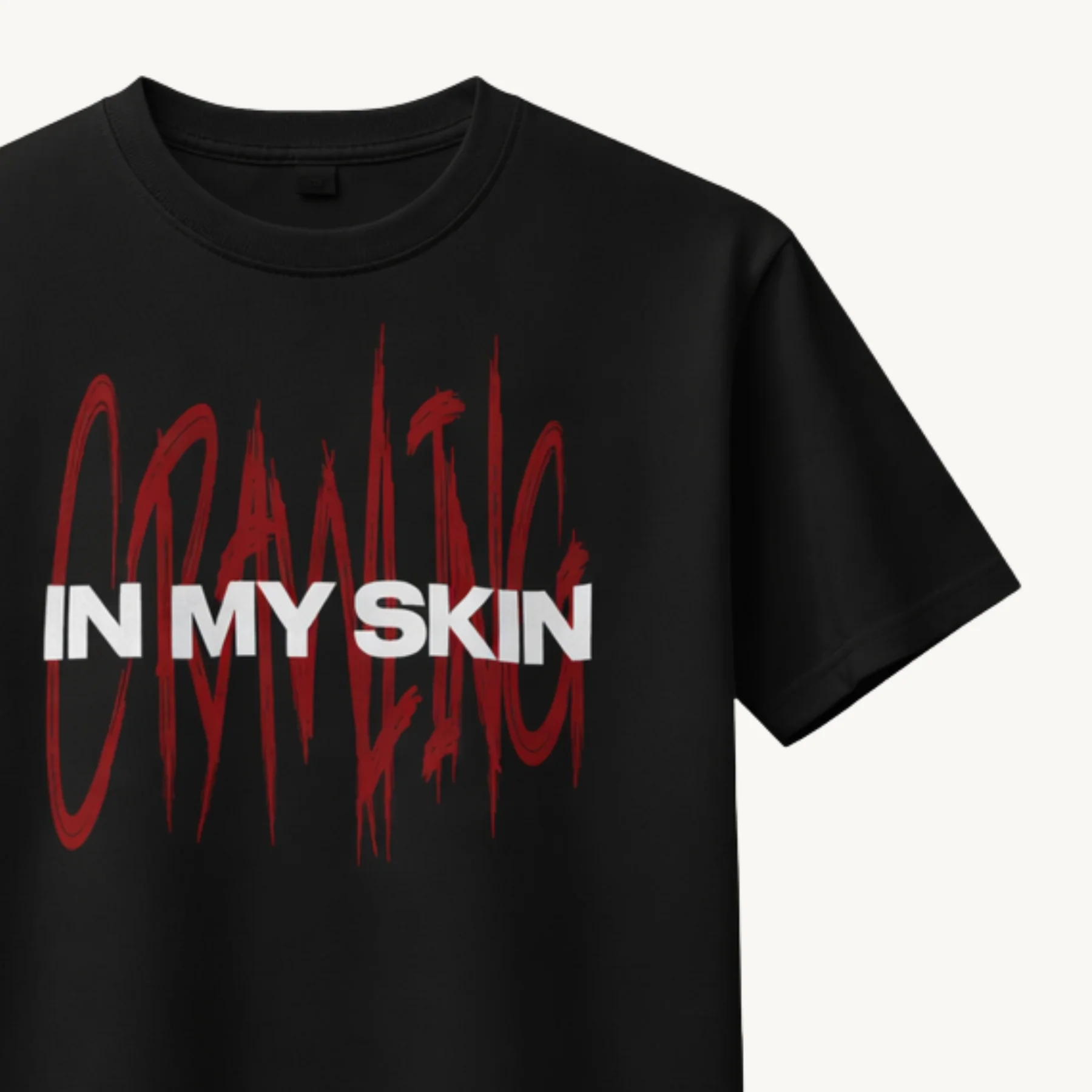TNC Crawling In My Skin Black Regular Tee - Image 3