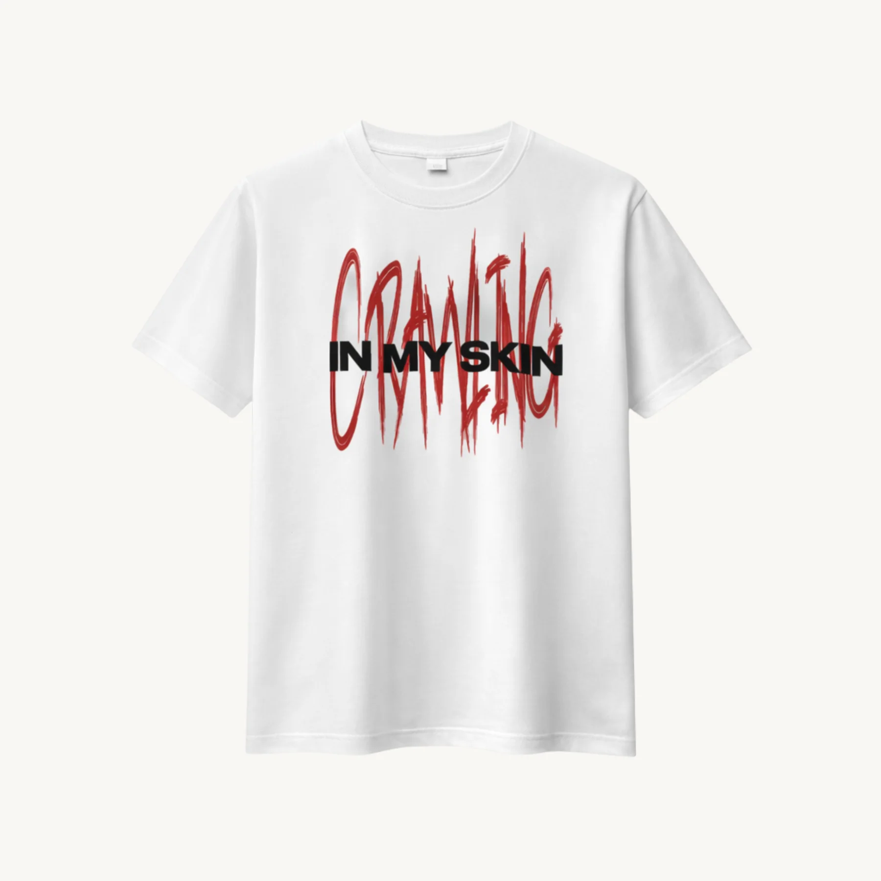 TNC Crawling In My Skin White Regular Tee