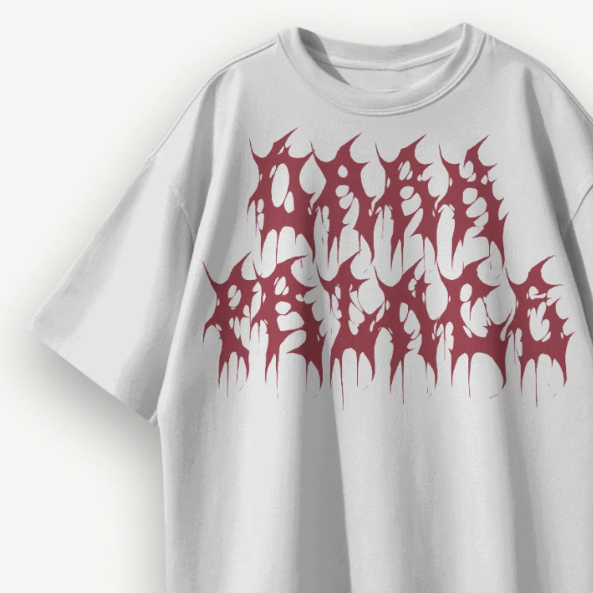 TNC Dark Prince White Oversized Tee - Image 3