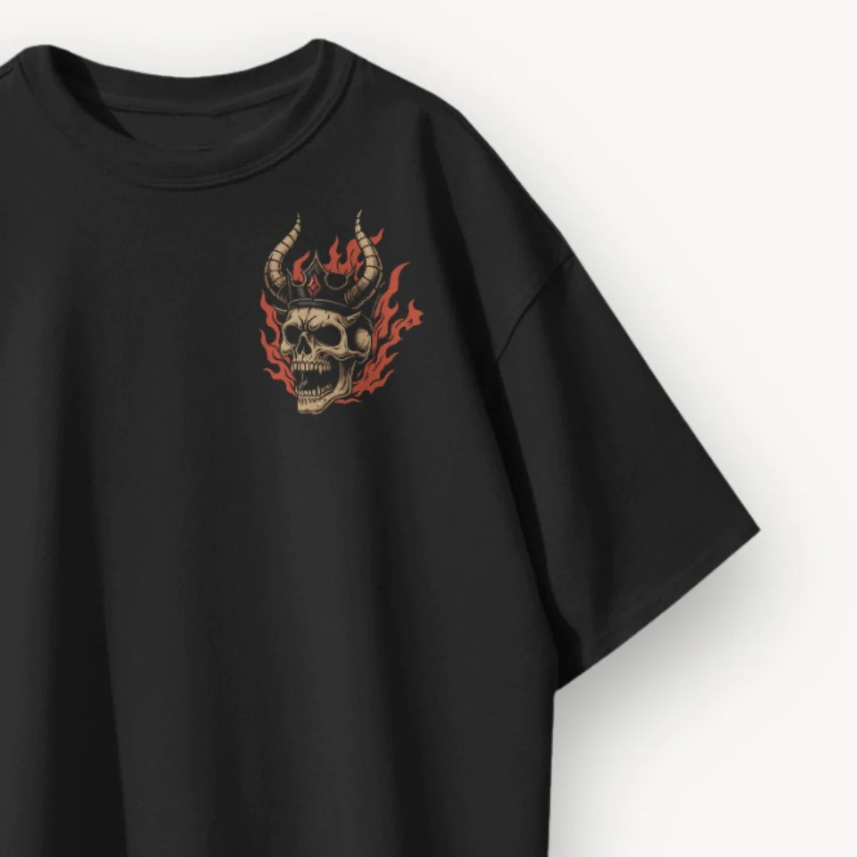 TNC Dark Prince Black Oversized Tee - Image 3