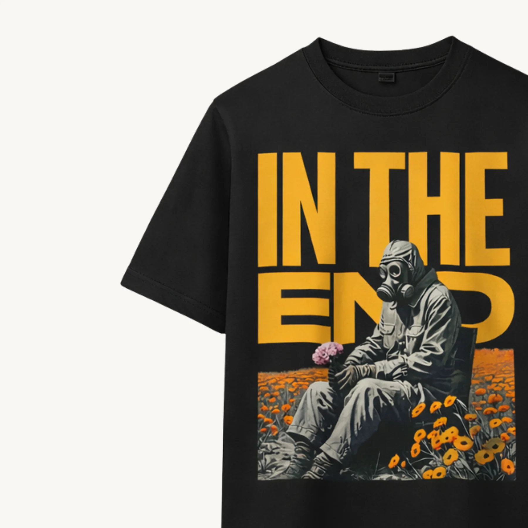 TNC In The End Mask Black Regular Tee - Image 3