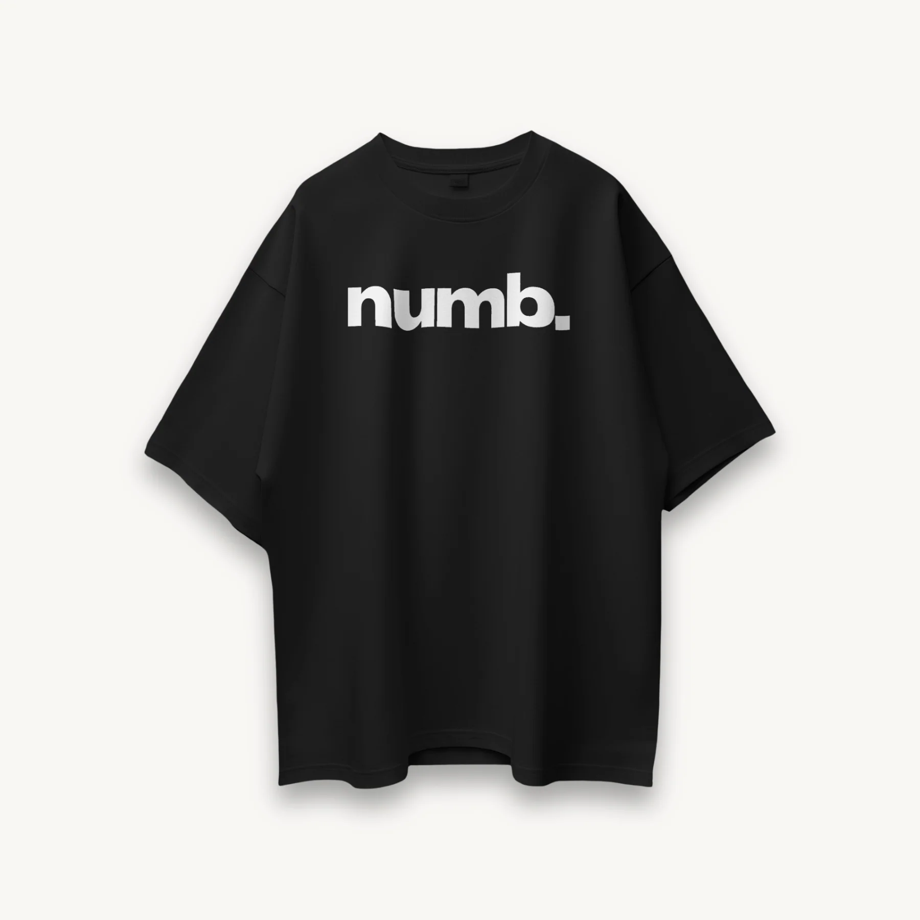 TNC Numb Black Oversized Tee